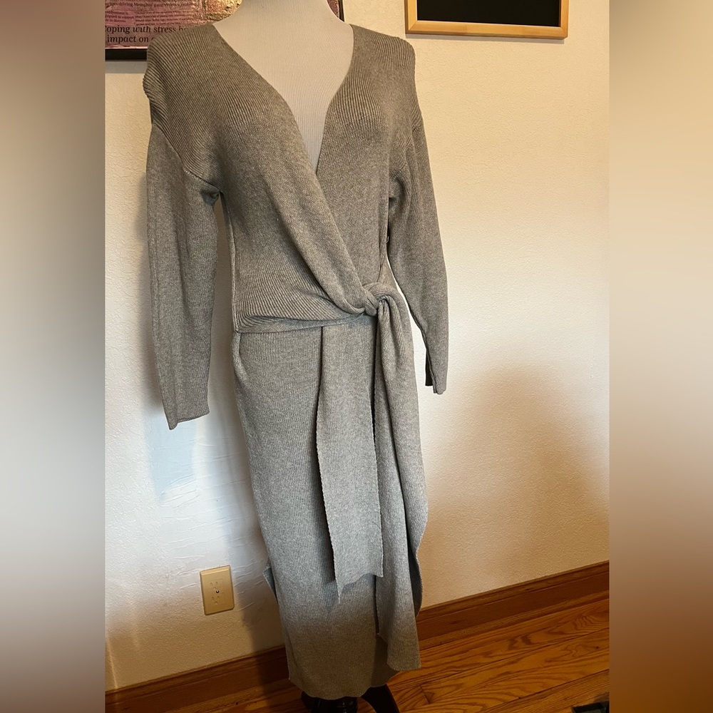 Knit Wrap Dress NWT O/S Medium